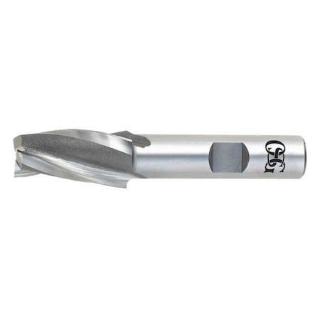 HSS End Mill, 1/8in.dia., 2-1/2in.Cut L