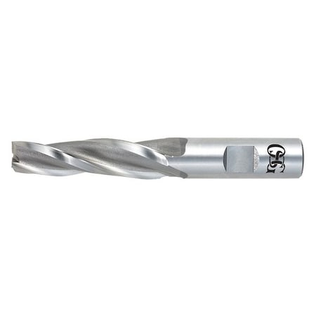 HSS End Mill, 1/4in.dia., 2-1/4in.Cut L