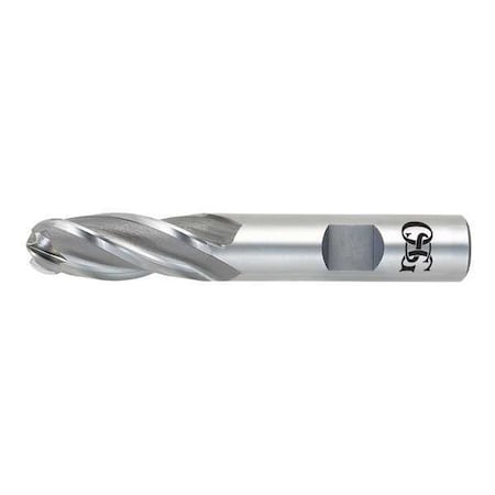 HSS End Mill, 1/2in.dia., 1-1/4in.Cut L