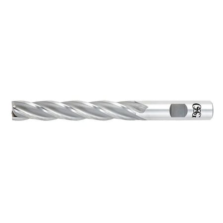 HSS End Mill,3/4in.dia.,4in.Cut L