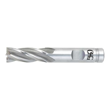 HSS End Mill, 1in.dia., 1-7/8in.Cut L