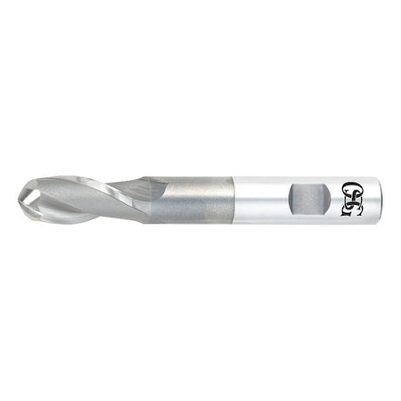 HSS End Mill, 1in.dia., 2-1/2in.Cut L