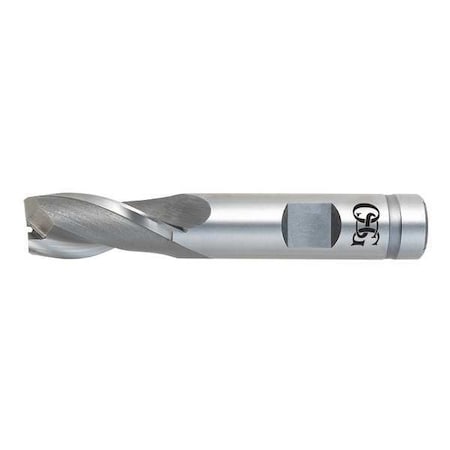 HSS End Mill, 1-3/8in.dia., 1-5/8in.Cut L
