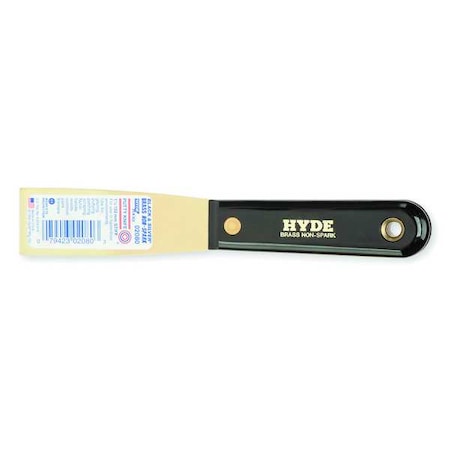 Putty Knife,Stiff,1-1/4",Brass