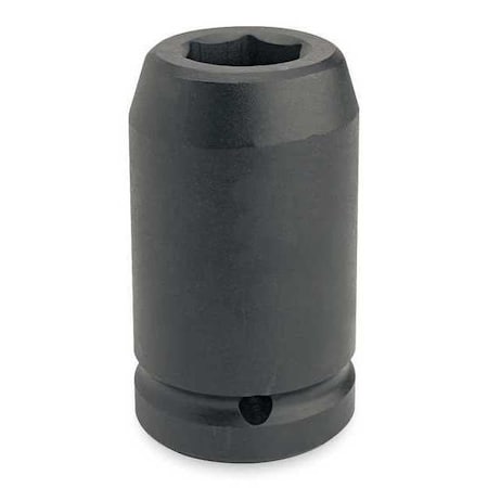 1 in Drive Impact Socket 1 3/16 in Size 6 pt Deep Depth, Black Oxide