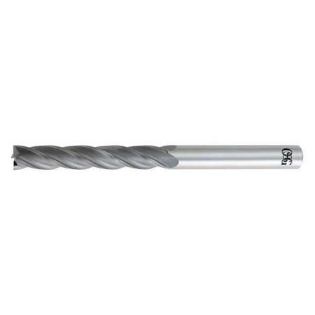 Carbide End Mill,1/4 in. dia,1 in. Cut L