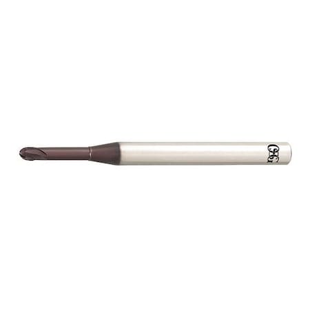 Carbide End Mill,1/16in dia,1/16in Cut L