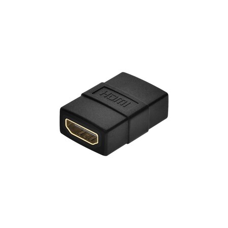 Cable Coupler, HDMI, Black, Straight