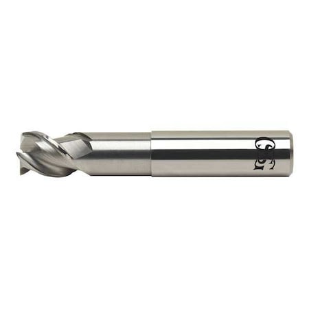 Carbide End Mill,1 in. dia.,1 in. Cut L