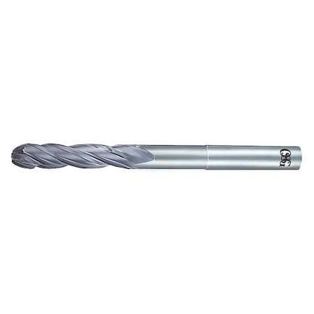 Carbide End Mill,3/8in dia,1-1/2in Cut L
