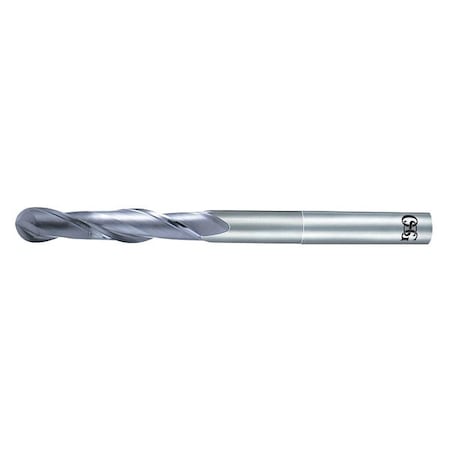 Carbide End Mill,10mm dia.,25.00mm Cut