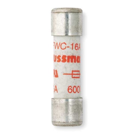 Semiconductor Fuse, 16A, Fast-Acting, 600V AC, Cylindrical