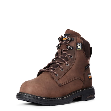 Women's 6 in Composite Toe 6-Inch Work Boot, Oily Distressed Brown, 6 1/2, W, 10033995