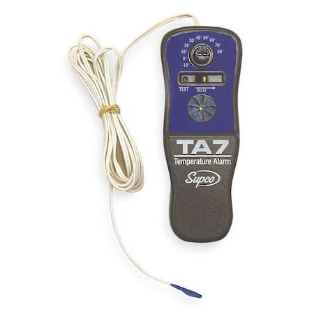Temp. Alarm,-10 to 80F,Battery Operated