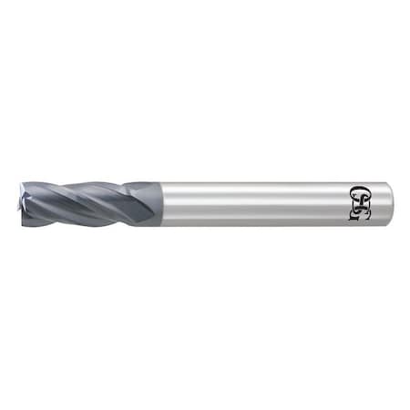 Carbide End Mill,1/8 in. dia.,1/2 in Cut