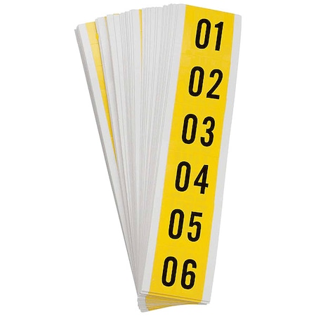 NumberLabelSet,Vinyl,1-1/2inH,1-1/2inW