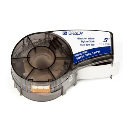 Aggressive Adhesive Multi-Purpose Nylon Labels for Brady M210 and M211, 0.5in