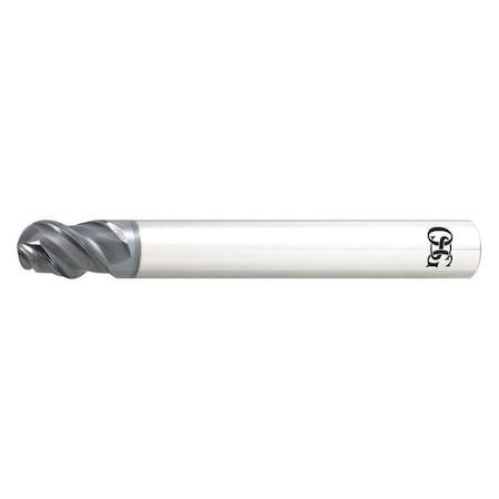 Carbide End Mill,16mm dia.,24.00mm Cut