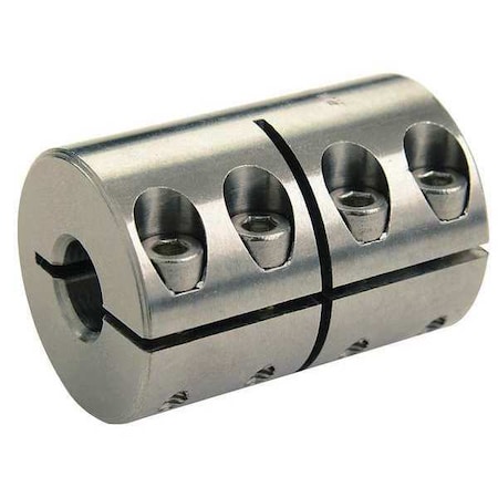 Coupling,One Piece,Bore Dia 3/4 x 5/8 In