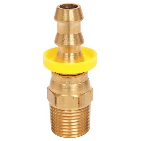 Hose Fitting,1/2 In. ID,1/2-14,(M)NPT