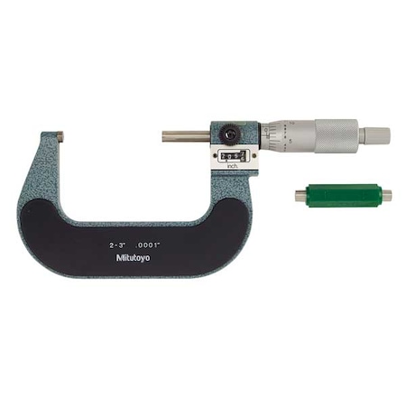 Digital Micrometer,2 to 3",Ratchet
