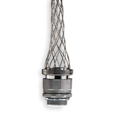 Liquid Tight Grip,Straight,1/2 In.