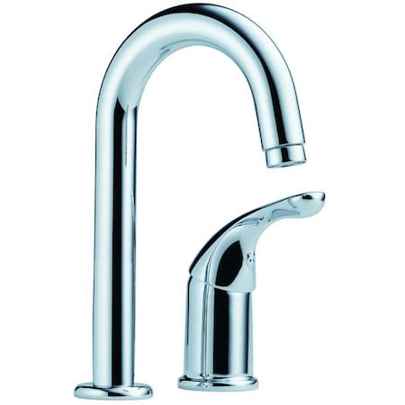 Gooseneck Bar Faucet, Manual, 4" Mount, 2 Hole Commercial