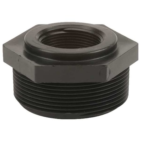 Reducing Bushing, Polypropylene, 3" x 1-1/2", Schedule 80, 300 psi Max Pressure