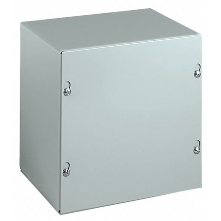 Captive Screws Electrical Enclosures, 18 in H, 6 in D, 18 in W, 1, Steel