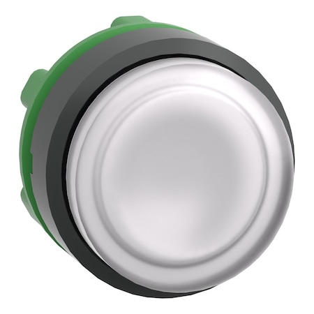 Push Button Operator, Extended, Momentary Action, Push Release, Illuminated, White