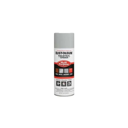 Electrical Utility Industry Spray Paint, Light Gray, Gloss, Solvent, 12 oz