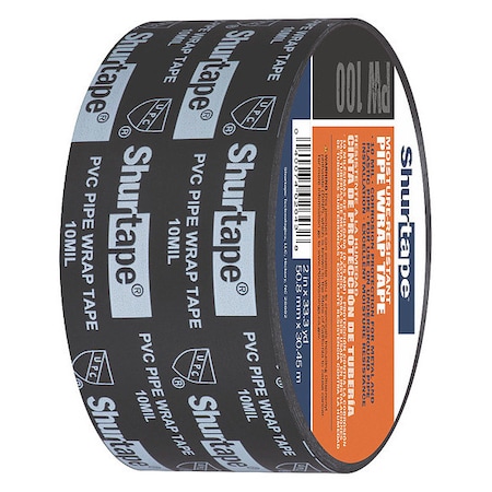 Sealing Tape, Black, 33-1/4 yd L, 2 in W