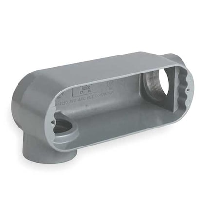 Conduit Outlet Body,Iron,LR,2 In.