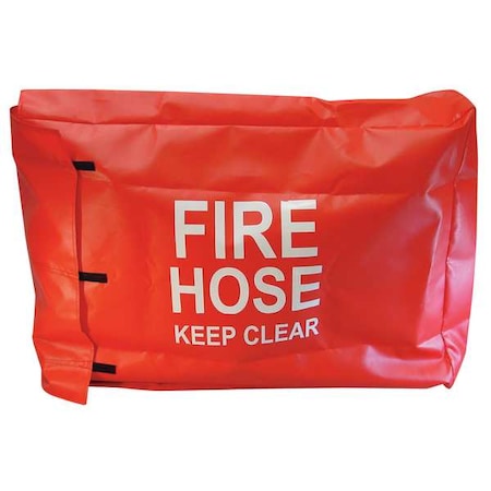 Fire Hose Cover,32 In.L,6 In.W,Red