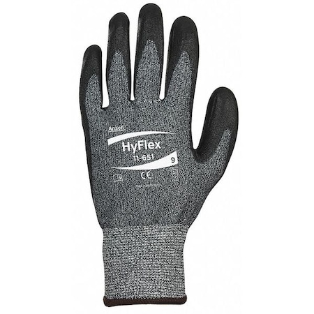 Cut Resistant Coated Gloves, Cut Level A3 ,Dipped ,Polyurethane ,Sandy ,L 1 PR