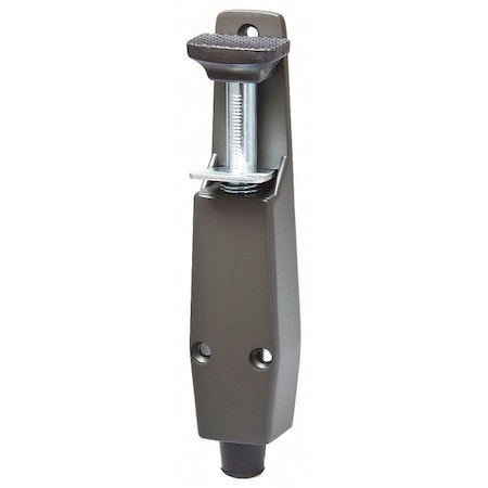 Plunger Door Holder, Cast Zinc, Brown, 7-3/4"H x 1-5/8"W