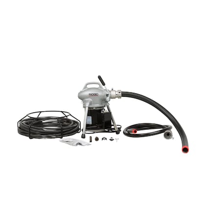 Drain Cleaning Machine,400 rpm,100 ft.