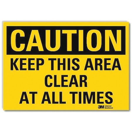 Safety Sign, 10 in Height, 14 in Width, Reflective Sheeting, Horizontal Rectangle, English
