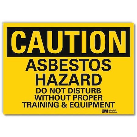 Safety Sign, 5 in H, 7 in Width, Reflective Sheeting, Horizontal Rectangle, English, U4-1060-RD_7X5