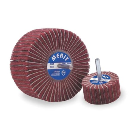 Flap Wheel, Interleaf, AO, 2x1x1/4 Shk, 120G