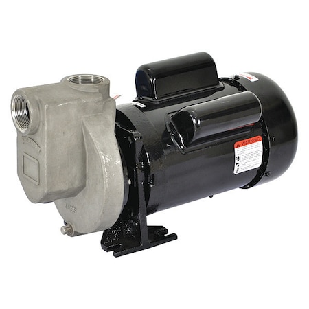 Centrifugal Pump, 1/2 hp, 115/208 to 230V AC, 1 Phase, 50 ft Max Head