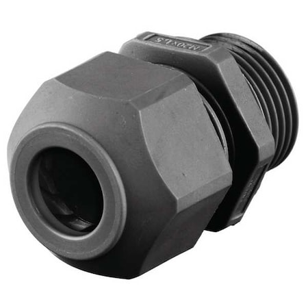Cable Connector, PG9, Straight, Black