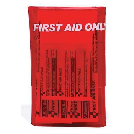 First Aid Kit and Housing, Vinyl 18 Components, 1 People Served