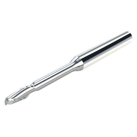 Corner Radius End Mill,Uncoated,2" L