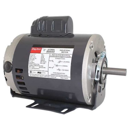 Capacitor-Start General Purpose Motor, 1/2 hp, 1/7 hp HP, 115V AC Voltage, 56 Frame