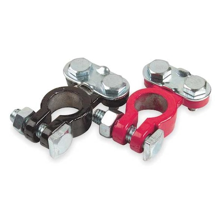 Univ Terminal,6 to 2/0 ga.,Red & Blk,PK2