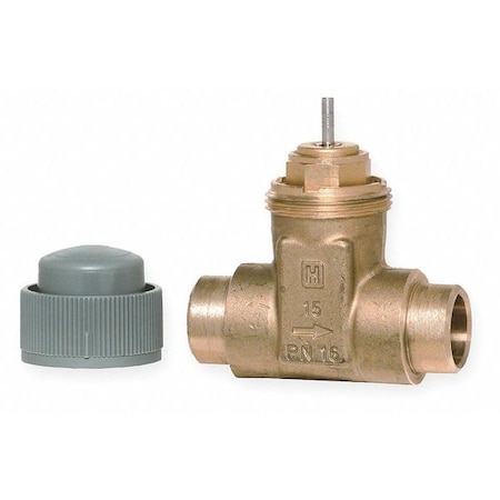 Two-Way Sweat Valve,1/2 In,1.2 Cv