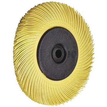 Radial Bristle Brush,T-A,6 Diax1/2 W,80G