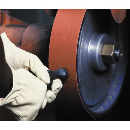 Sanding Belt, 2 in W, 132 in L, Coated, Ceramic, 60 Grit, Medium, 777F, Orange