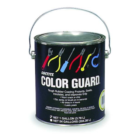 Rubber Protectant Color Guard,Blue,1 gal